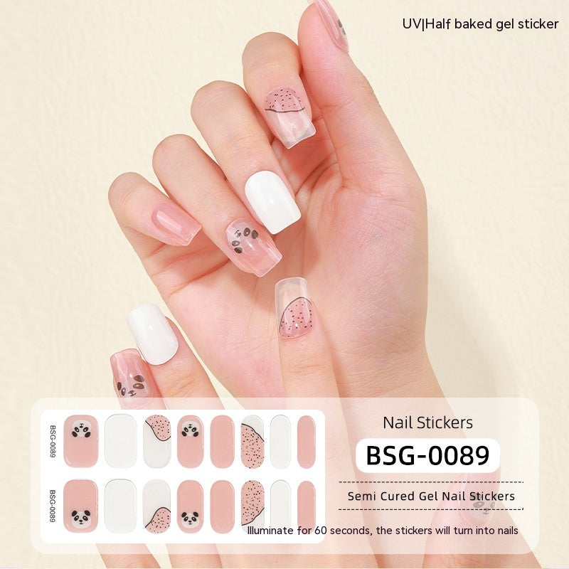 Semi-curing Gel Nail Sticker Gel Beauty