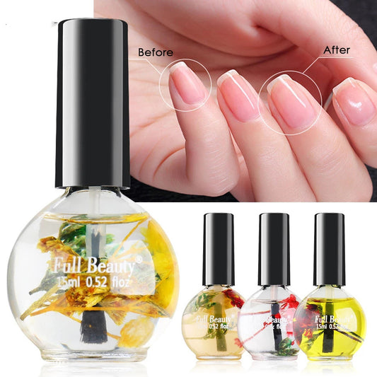 Floral Scented Dried Flowers With 15ml Nutritious Nail Polish